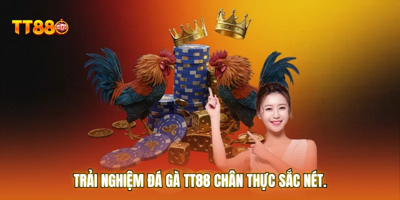 Trải nghiệm Đá gà TT88 chân thực sắc nét